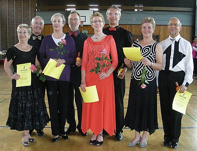 Siegermannschaft des TSC Rot-Gold-Casino Nünberg